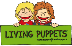 Menschliche Handpuppen, Handspieltiere. Das Spiel mit den Living Puppets® ist, ob kleine oder große Puppenspielerhände, kinderleicht zu erlernen.